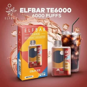 Cola Ice Elf Bar TE6000 Disposable Vape 6000 Puffs