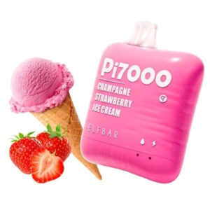 Champagne Strawberry Ice Cream ELF BAR Pi7000