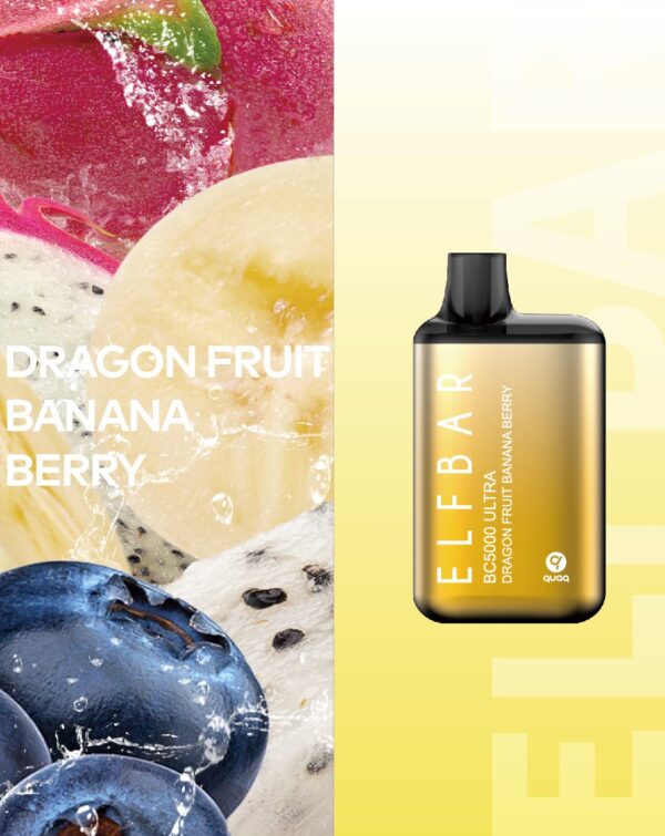 Dragon Fruit Banana Berry ELF BAR BC5000 Ultra