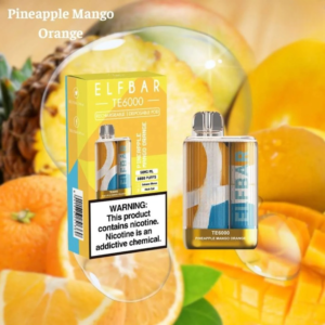 Pineapple Mango Orange Elf Bar TE6000 Disposable Vape 6000 Puffs