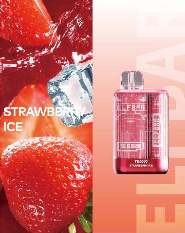 Strawberry Ice TE5000 ELF BAR